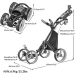 CaddyTek Golf Model 4.0 Push Cart