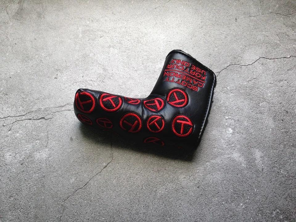 Scotty Cameron Black and Red Circle T Stamped Head Cover